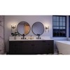 Urban Ambiance Luxury Contemporary Wall Sconce 16.625''H x 10.375''W,  Midnight Black Finish,  Parkes Collection, UHP4237 - 2 of 4