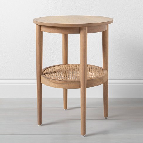 Target wood side store table