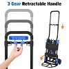 2 in 1 Folding Hand Truck Dolly, Convertible Hand Truck with Foldable Basket, Portable Dolly Cart - image 4 of 4