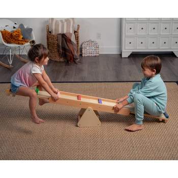 Wooden Wobble Balance Board Kids with Felt Layer - Costway