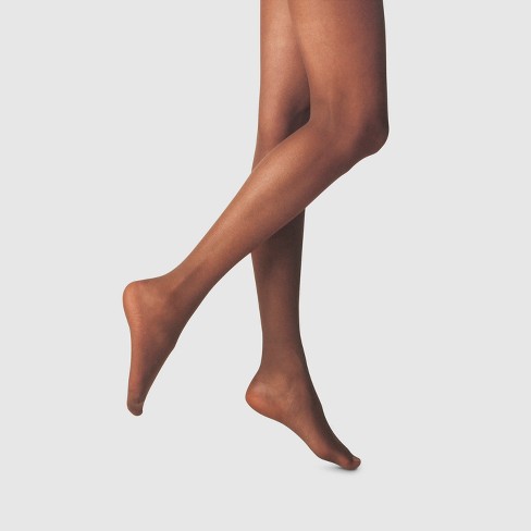 Women's 20D Sheer Tights - A New Day™ Honey Beige S/M