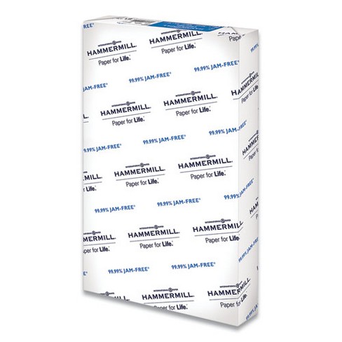 Hammermill Copy Plus Print Paper, 92 Bright, 20 lb Bond Weight, 8.5 x 14, White, 500/Ream - image 1 of 4