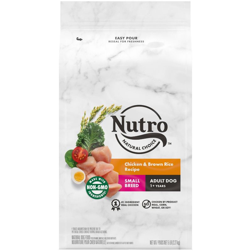 Nutro Natural Choice Small Breed Adult Chicken and Brown Rice Dry Dog Food, 1 of 15