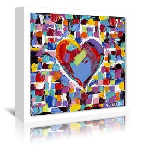 Ps By Mosaic Heart Ii By Carolee Vitaletti Wrapped Canvas Wall Art