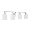 Savoy House Melrose 4 - Light Vanity in  Polished Chrome - 3 of 4
