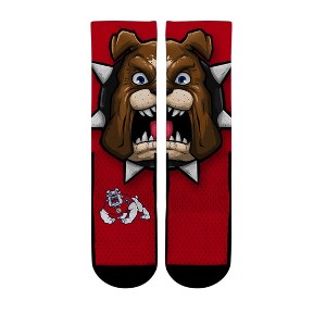 NCAA Fresno State Bulldogs - Mascot Rock 'Em Socks - 1 of 1