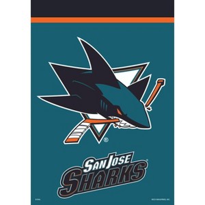 Briarwood Lane San Jose Sharks House Flag NHL Licensed 28" x 40" - 1 of 4