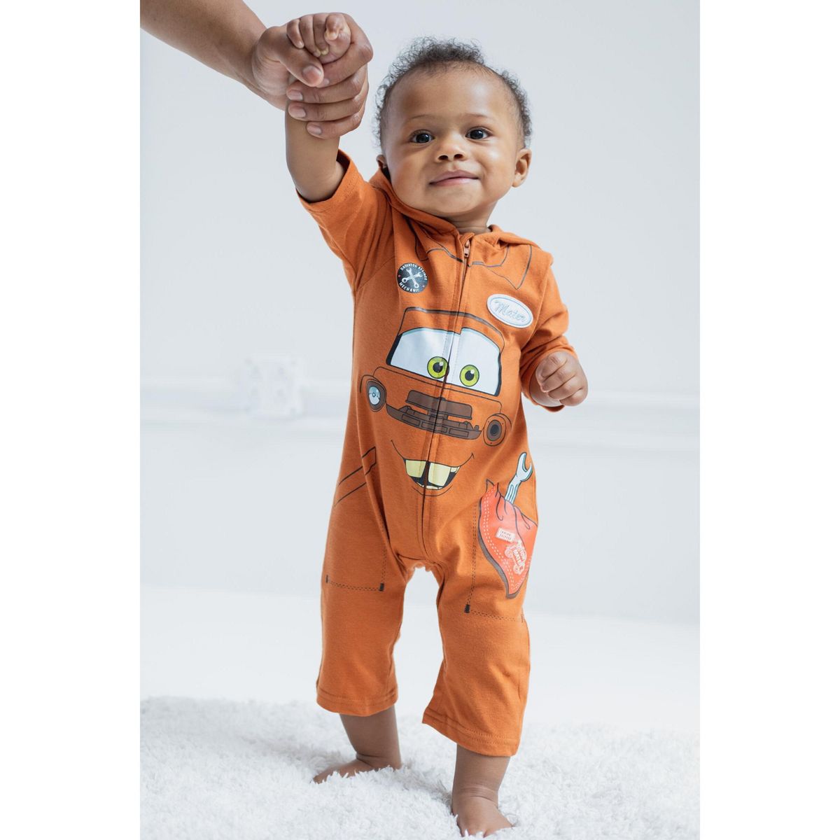 Disney Cars Baby Cosplay Hooded One Piece Newborn to Infant - thumbnail 2