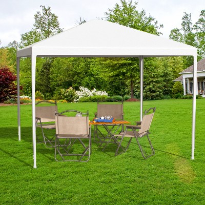 White 10x10 Waterproof Outdoor Canopy Tent with Stainless Steel Frame