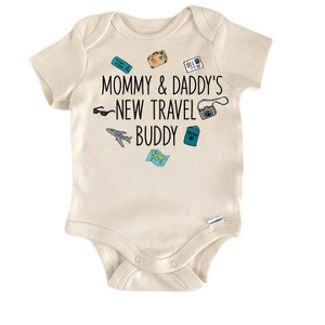 Travel Adventure Buddy - Baby Boy Girl Clothes Infant Onesie® Funny Cute Newborn GS1 - 1 of 1