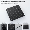 PAGED High Pressure Shower Head with Handheld Modern Waterfall Shower Faucet Set with Rainfall Shower Head for Bathroom, Restroom - 2 of 4