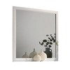 Royal Hampton Dresser Vanity Mirror, 39 Inch Modern Style White Wood Frame - 3 of 4