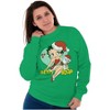 Betty Boop Christmas Mrs Santa Claus Women Crewneck Sweatshirt Brisco Brands - 3 of 4
