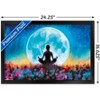 Trends International PD Moreno - Fine Art - Yoga Moon Framed Wall Poster Prints - 3 of 4