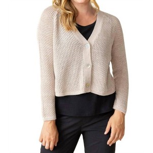 Women's Coastal Crochet Cardigan - habitat - 1 of 2