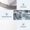 Premium Pillow with 30-Density Blue Gel Particles and Slow-Rebound Bread-Shaped Foam with Punched Design and Dual Fabric - 4 of 4