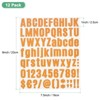 Unique Bargains Waterproof Vinyl Self-Adhesive Mailbox Alphabet Stickers 12 Sheets - 3 of 4