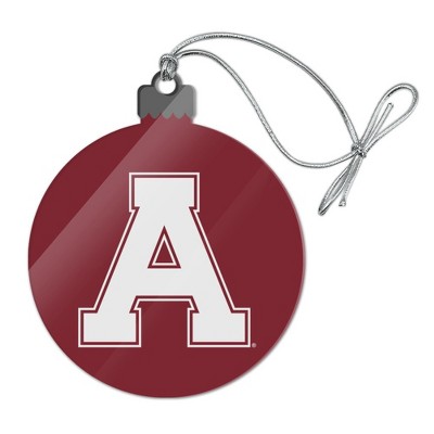 Alma College Primary Logo Acrylic Christmas Tree Holiday Ornament