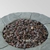 Angeles Outdoor Circular Fire Pit - Gray - Christopher Knight Home: No Assembly, Cover & Lava Rock Included - 4 of 4