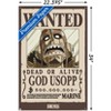 Trends International One Piece - God Usopp Wanted Poster Unframed Wall Poster Prints - 3 of 4