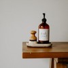 Sweet Water Decor Amber Glass White Script Label Dish Soap Dispenser - 16oz - 3 of 4