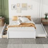 CAVINAS Full Size Modern Design Platform Bed Frame with Drawers/Trundle,No Box Spring Needed - 3 of 4