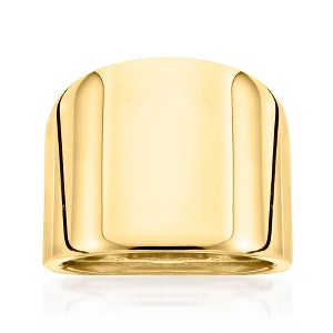 Ross-Simons Italian 10kt Yellow Gold Graduated Dome Ring Size 8 - 1 of 3