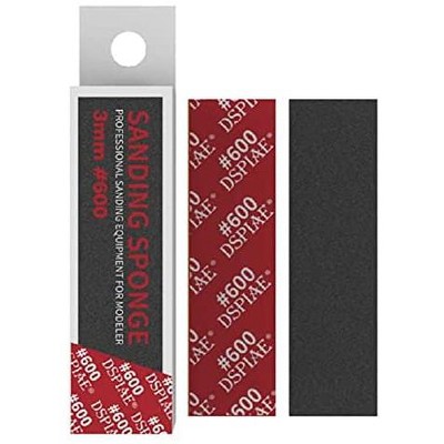 DSPIAE SS3-600 Hobby Sanding Sponge #600 Grit 3mm 5pc