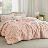 3 Pieces Jacquard Textured Comforter Set - 3 of 4