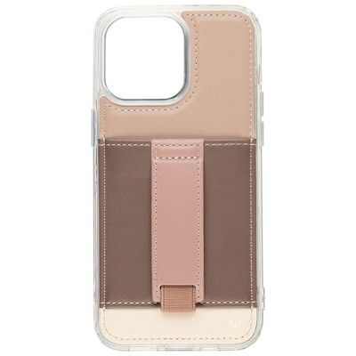 Walli Cases Mocha Mae Phone Case with Wallet and Finger Strap