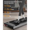 Treadmill, 4.0HP Folding Treadmill - Portable for Home/Office/Apartment 14.5'' LCD Display Pulse Detection 265LBS Capacity - 2 of 4