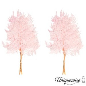 Uniquewise Preserved Real Floral Stems Chic Vase Fillers & Accents for Bouquets Centerpieces - 1 of 4