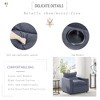 NicBex Convertible Sofa Bed Sleeper Chair with 3-Position Adjustable Backrest,Upholstered Small Couch for Living Room,Bedroom - 4 of 4