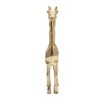Sagebrook Home 15" Giraffe Statue - Contemporary Gold Standing Aluminum Giraffe Figurine for Home or Office Decor - Abstract Decorative Giraffe Art - 2 of 4