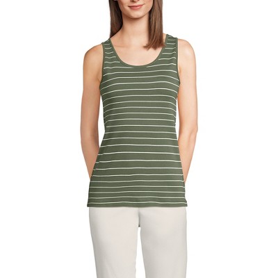 Lands' End Women's Cotton Tank Top