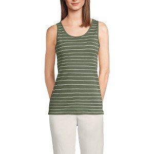 Lands' End Women's Cotton Tank Top - 1 of 4