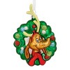 Hallmark Dr. Seuss How The Grinch Stole Christmas! Max in Wreath Blown Glass - 3 of 3
