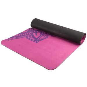 Yoga Mat with Strap Sweat Absorbent Exercise Mat Non Slip Fitness Floor Mat - 1 of 4