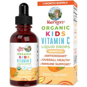 MaryRuth's Kids Vitamin C Drops, Orange Vanilla, Org, 2 oz