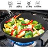 imarku Nonstick Frying Pans - 12 inch Nonstick Skillet, Frying Eggs Pan, Dishwasher Safe for Cooking with Stainless Steel Handle,Even Heat Conduction - 2 of 4