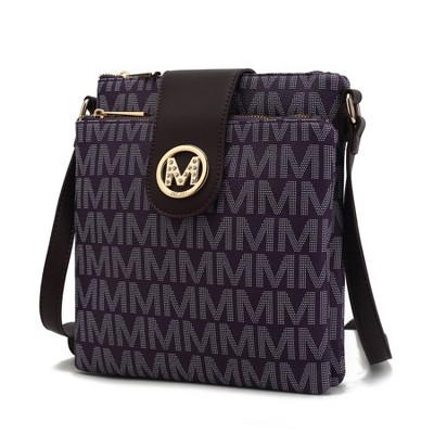 MKF Collection Wrigley M Signature Crossbody Bag Mia K