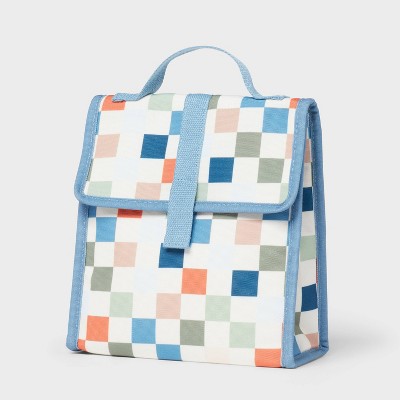 Kids&#39; Checkered Lunch Tote - Pillowfort&#8482;