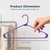 SereneLife Slim Plastic Hangers - 2 of 4