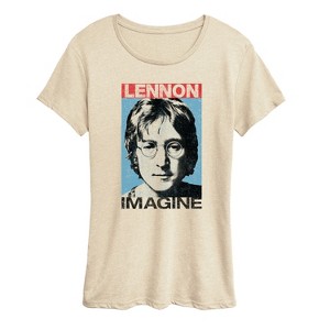 Women's - John Lennon - John Lennon Imagine Short Sleeve Graphic T-Shirt - 1 of 4