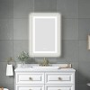 ChicFurnit Bathroom Vanity Mirrors Rectangle Frame Wall Mirror Anti Fog Mirror Decorative Wall Mirrors for Bathroom, Gold, 32"*1.5"*20" - 2 of 4
