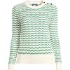 Lands' End Women's Cotton Viscose Button Shoulder Modern Crew Sweater - 3 of 4