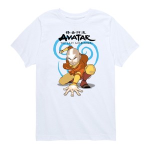 Boys' - Avatar: The Last Airbender - Aang Swirl Short Sleeve Graphic T-Shirt - 1 of 4