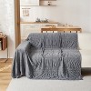 Single-sided cooling blanket,machine washable,made with breathable cooling technology fabric,lightweight - 4 of 4