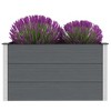 VidaXL Garden Raised Bed WPC 39.4 inches x19.7 inches x21.3 inches  Gray - 2 of 4