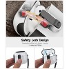 HTUTWOO for AirPods 4 Case with Secure Lock,Compatible with AirPods 4th Generation Case 2024,Automatic Magnetic Lock with Phone Holder Function - 3 of 4